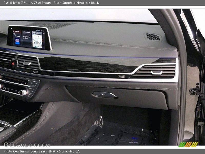 Black Sapphire Metallic / Black 2018 BMW 7 Series 750i Sedan