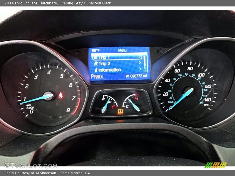 Sterling Gray / Charcoal Black 2014 Ford Focus SE Hatchback