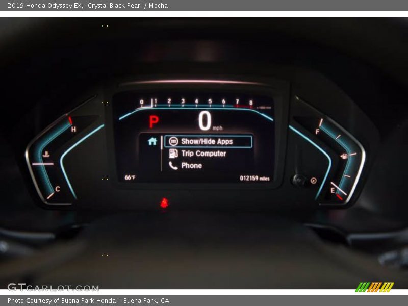 Crystal Black Pearl / Mocha 2019 Honda Odyssey EX