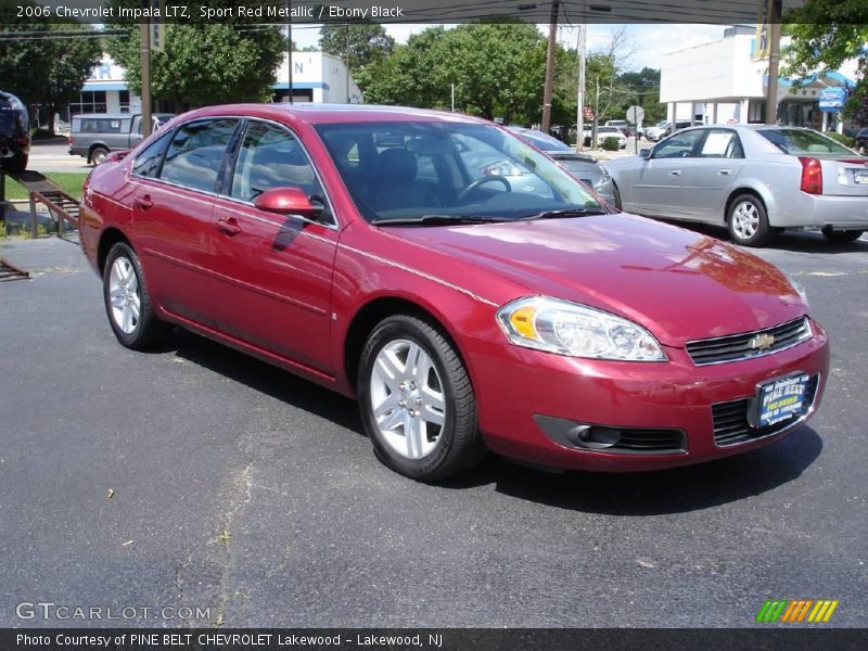 Sport Red Metallic / Ebony Black 2006 Chevrolet Impala LTZ