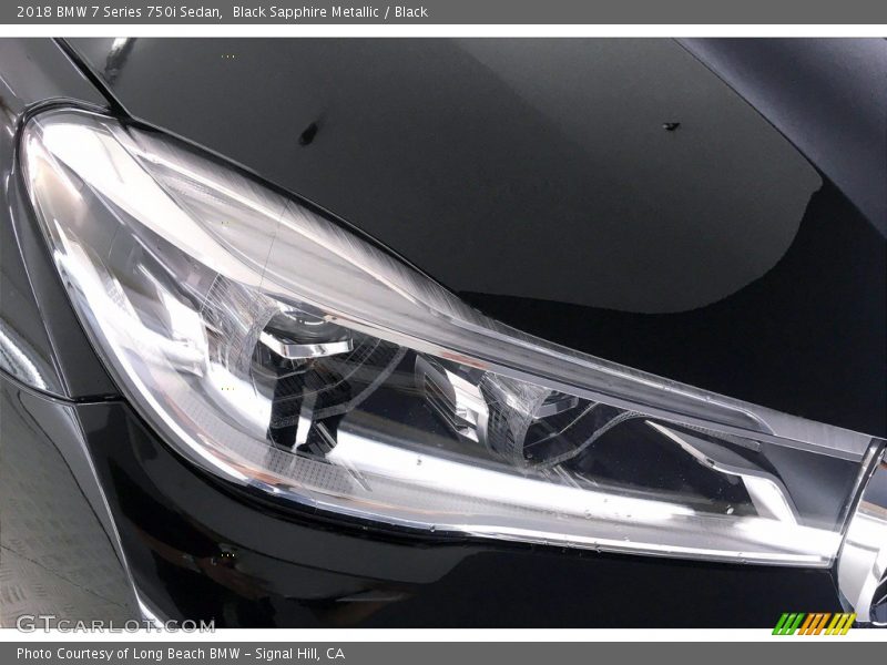 Black Sapphire Metallic / Black 2018 BMW 7 Series 750i Sedan