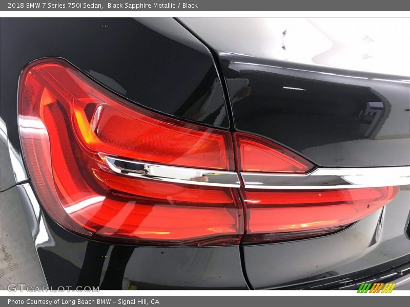 Black Sapphire Metallic / Black 2018 BMW 7 Series 750i Sedan
