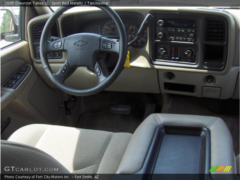 Sport Red Metallic / Tan/Neutral 2005 Chevrolet Tahoe LS