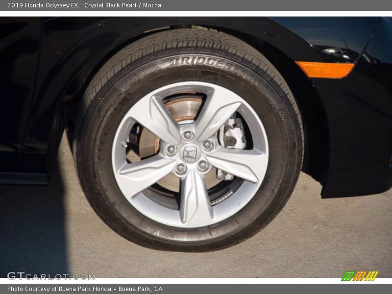 Crystal Black Pearl / Mocha 2019 Honda Odyssey EX