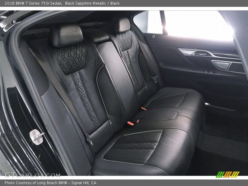 Black Sapphire Metallic / Black 2018 BMW 7 Series 750i Sedan
