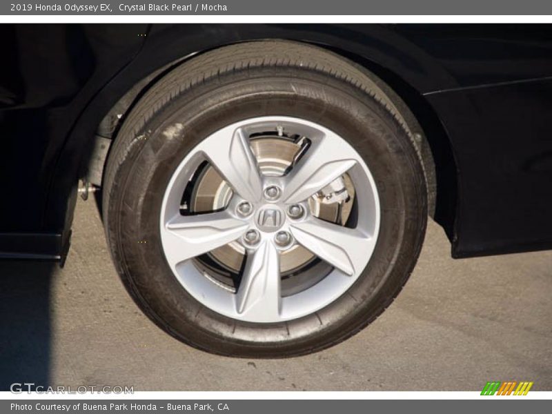 Crystal Black Pearl / Mocha 2019 Honda Odyssey EX