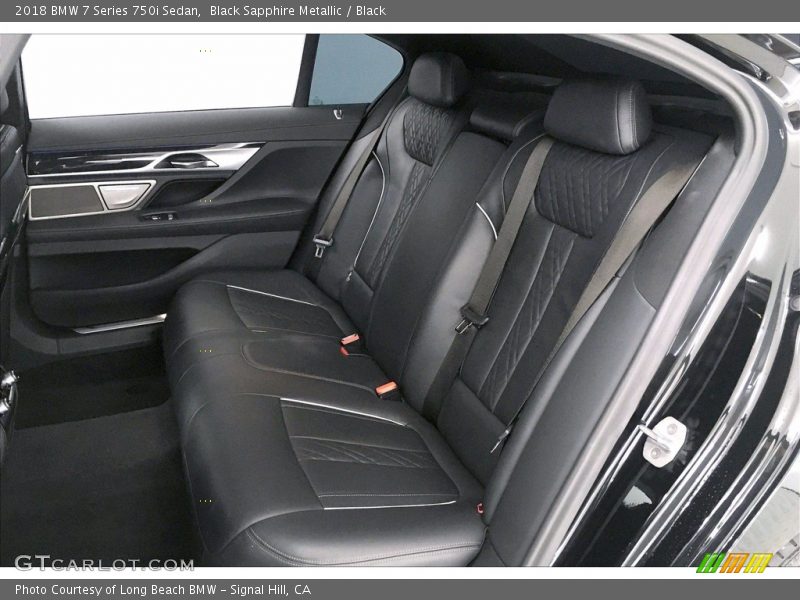 Black Sapphire Metallic / Black 2018 BMW 7 Series 750i Sedan