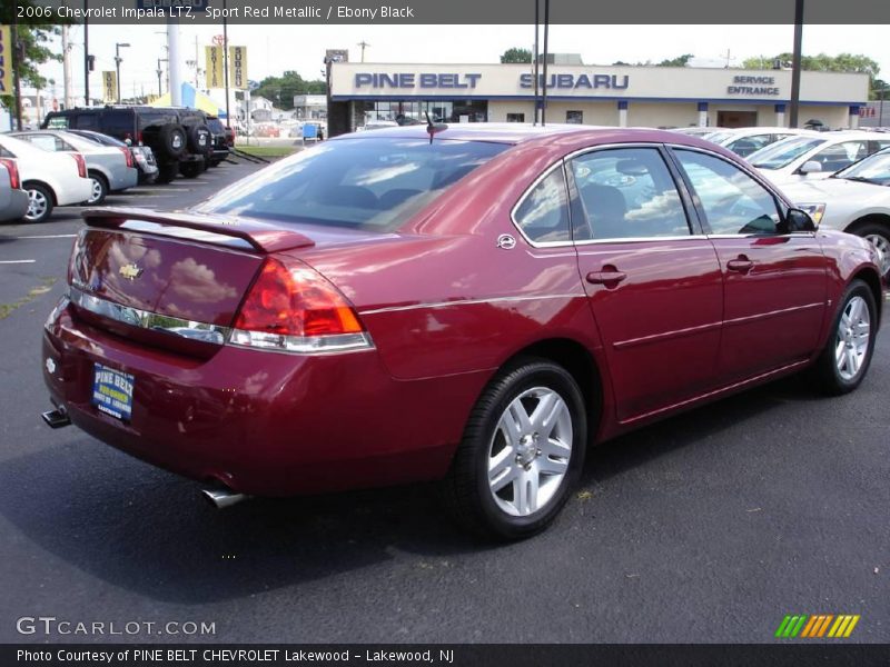 Sport Red Metallic / Ebony Black 2006 Chevrolet Impala LTZ