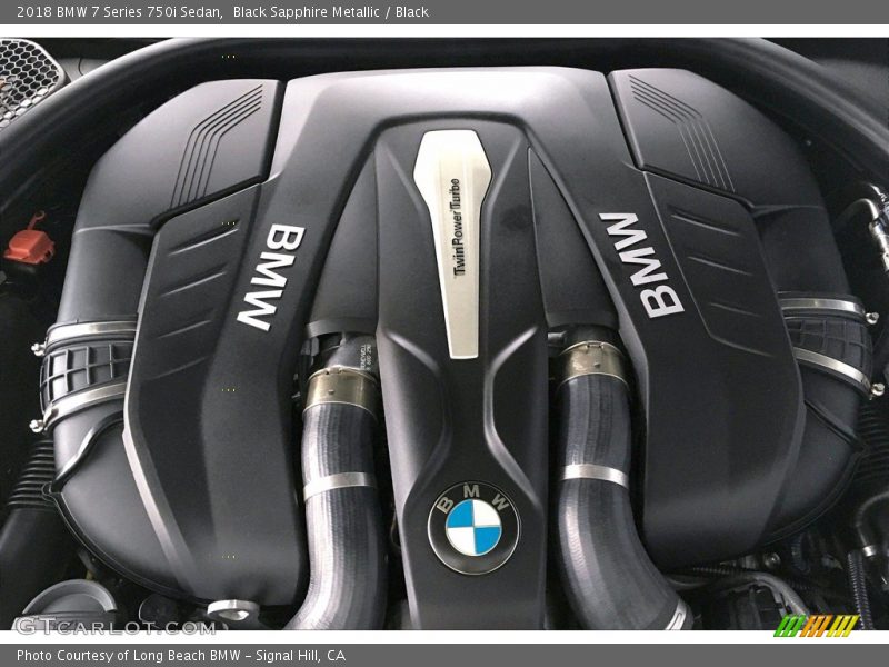 Black Sapphire Metallic / Black 2018 BMW 7 Series 750i Sedan