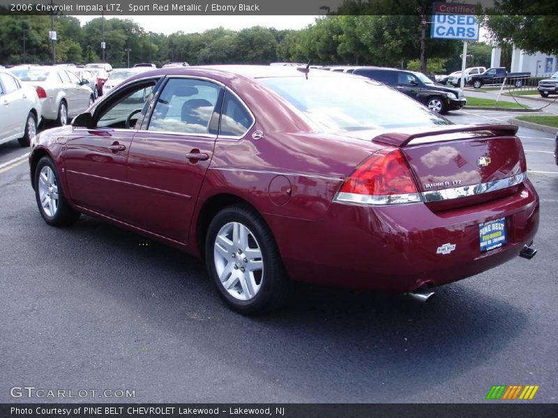 Sport Red Metallic / Ebony Black 2006 Chevrolet Impala LTZ