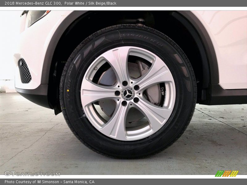 Polar White / Silk Beige/Black 2018 Mercedes-Benz GLC 300