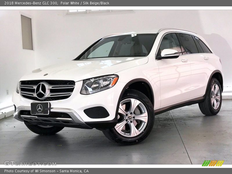 Polar White / Silk Beige/Black 2018 Mercedes-Benz GLC 300