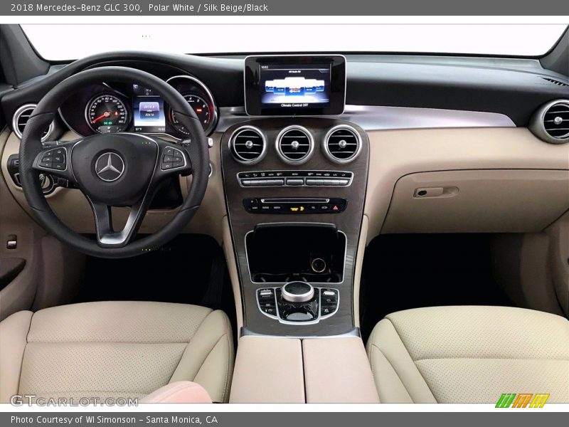 Polar White / Silk Beige/Black 2018 Mercedes-Benz GLC 300