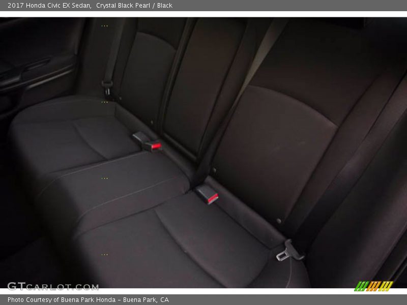 Crystal Black Pearl / Black 2017 Honda Civic EX Sedan