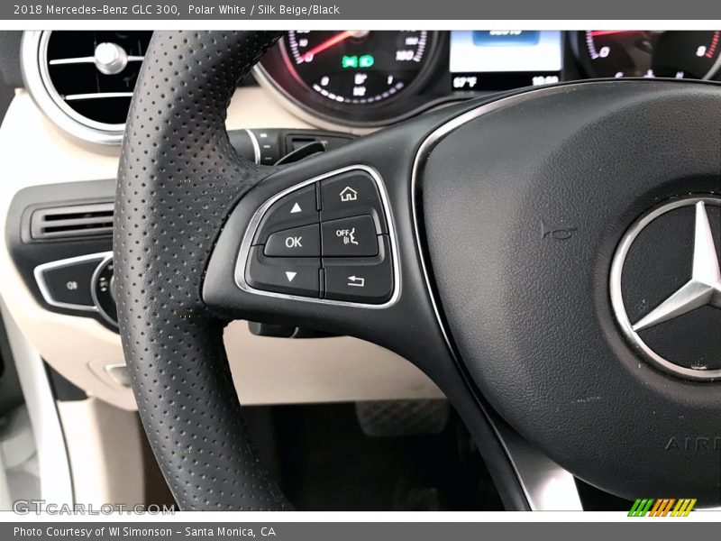 Polar White / Silk Beige/Black 2018 Mercedes-Benz GLC 300
