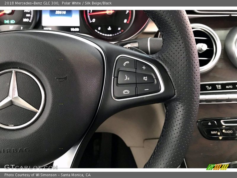 Polar White / Silk Beige/Black 2018 Mercedes-Benz GLC 300
