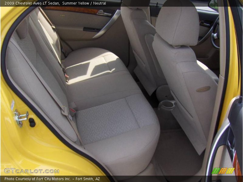 Summer Yellow / Neutral 2009 Chevrolet Aveo LT Sedan