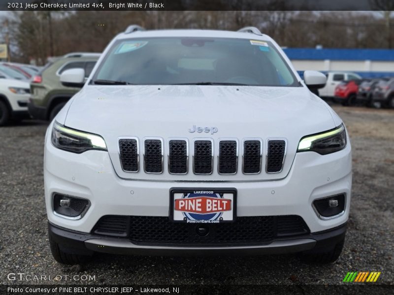 Bright White / Black 2021 Jeep Cherokee Limited 4x4