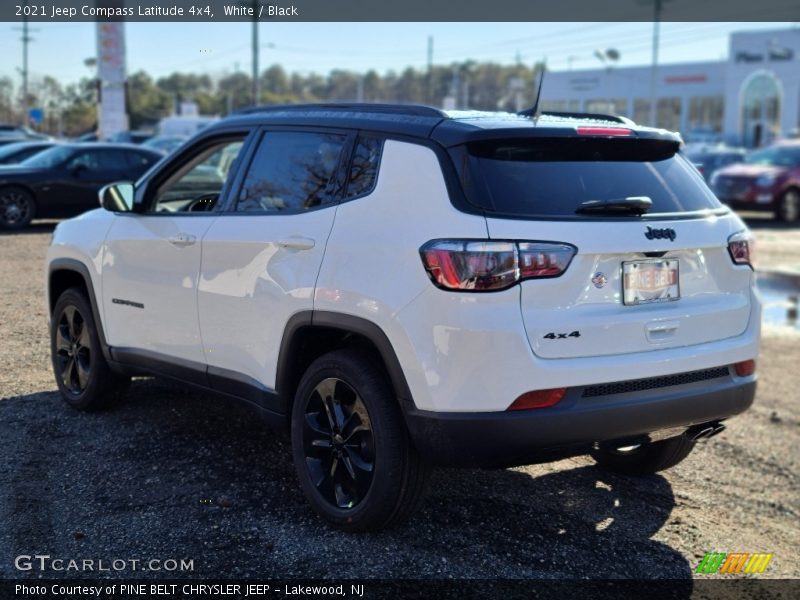 White / Black 2021 Jeep Compass Latitude 4x4
