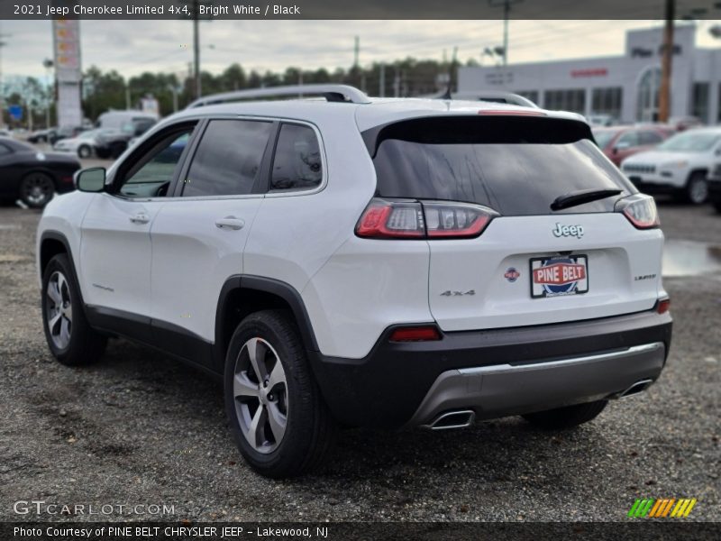 Bright White / Black 2021 Jeep Cherokee Limited 4x4