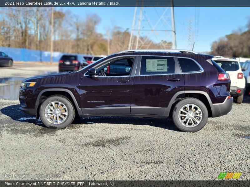 2021 Cherokee Latitude Lux 4x4 Sangria Metallic