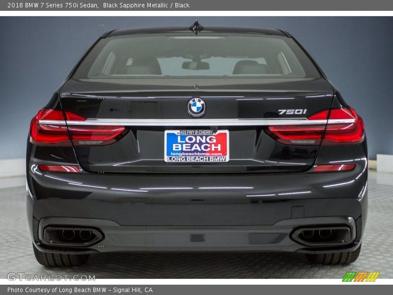 Black Sapphire Metallic / Black 2018 BMW 7 Series 750i Sedan