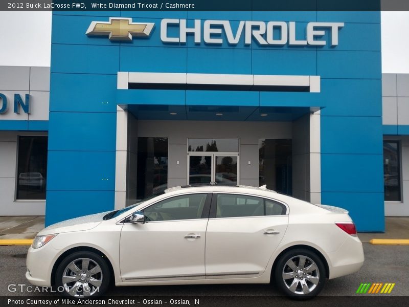 White Diamond Tricoat / Cashmere 2012 Buick LaCrosse FWD