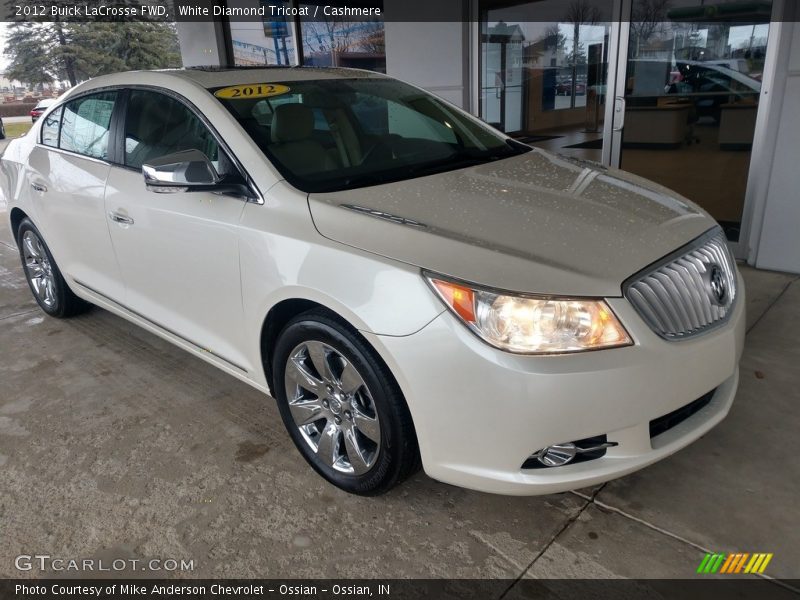White Diamond Tricoat / Cashmere 2012 Buick LaCrosse FWD