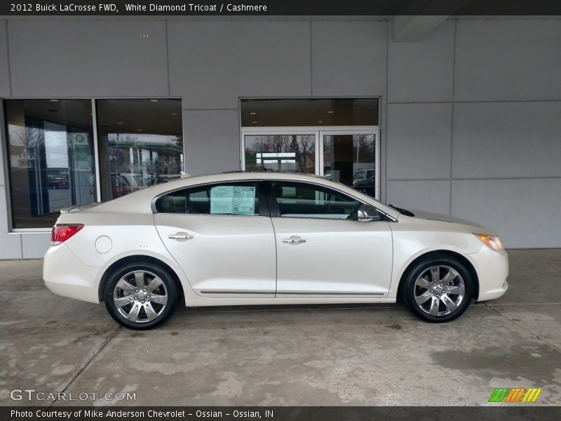 White Diamond Tricoat / Cashmere 2012 Buick LaCrosse FWD