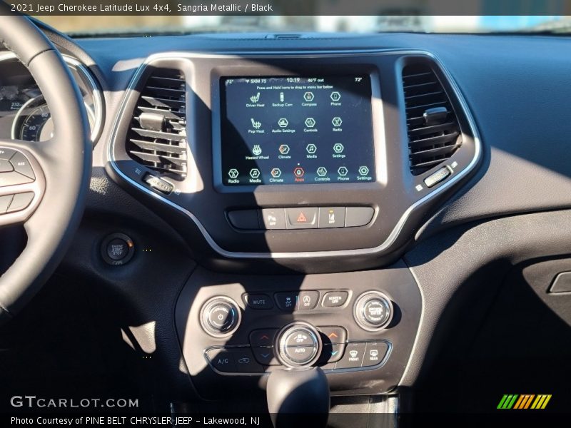 Sangria Metallic / Black 2021 Jeep Cherokee Latitude Lux 4x4