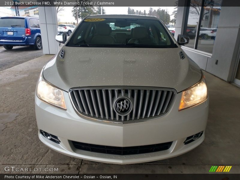White Diamond Tricoat / Cashmere 2012 Buick LaCrosse FWD