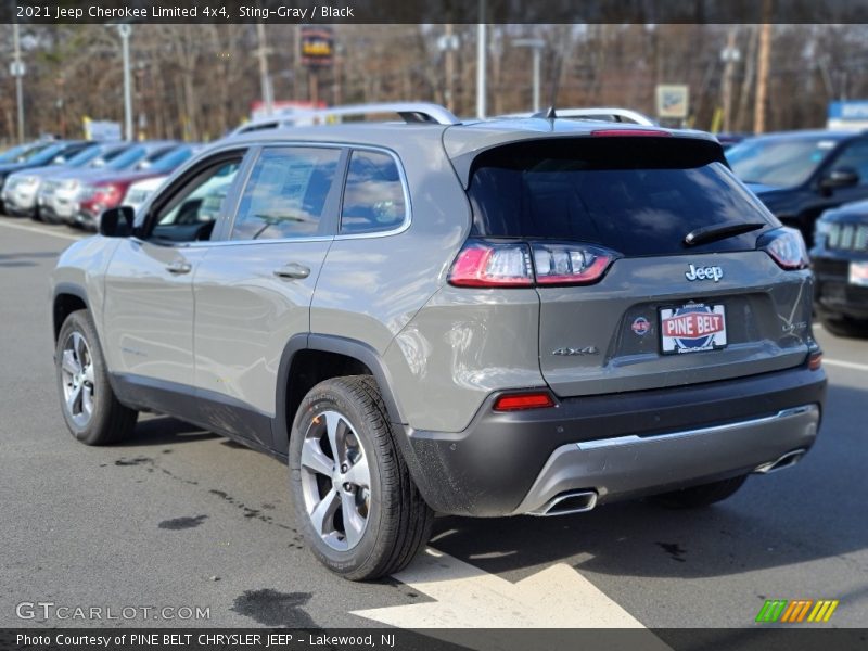 Sting-Gray / Black 2021 Jeep Cherokee Limited 4x4