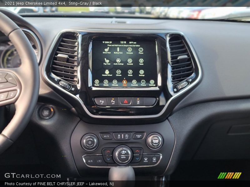 Sting-Gray / Black 2021 Jeep Cherokee Limited 4x4