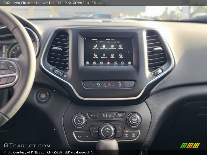 Olive Green Pearl / Black 2021 Jeep Cherokee Latitude Lux 4x4