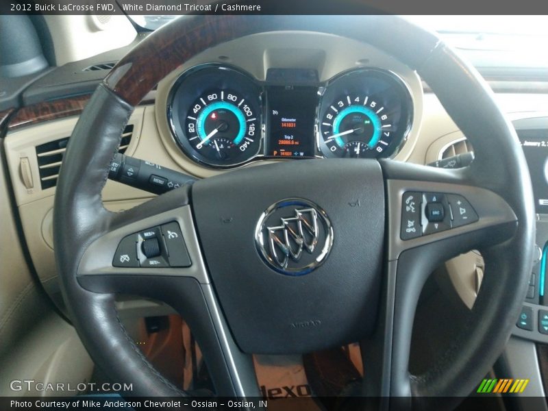 White Diamond Tricoat / Cashmere 2012 Buick LaCrosse FWD