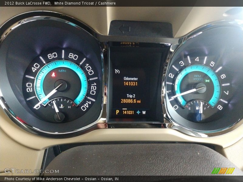 White Diamond Tricoat / Cashmere 2012 Buick LaCrosse FWD