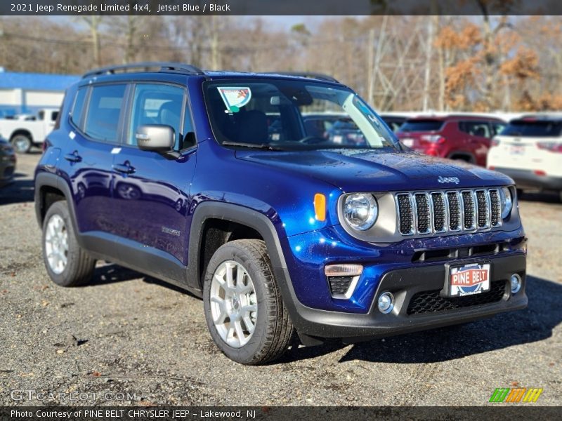 Jetset Blue / Black 2021 Jeep Renegade Limited 4x4