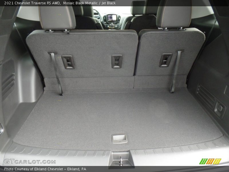 Mosaic Black Metallic / Jet Black 2021 Chevrolet Traverse RS AWD