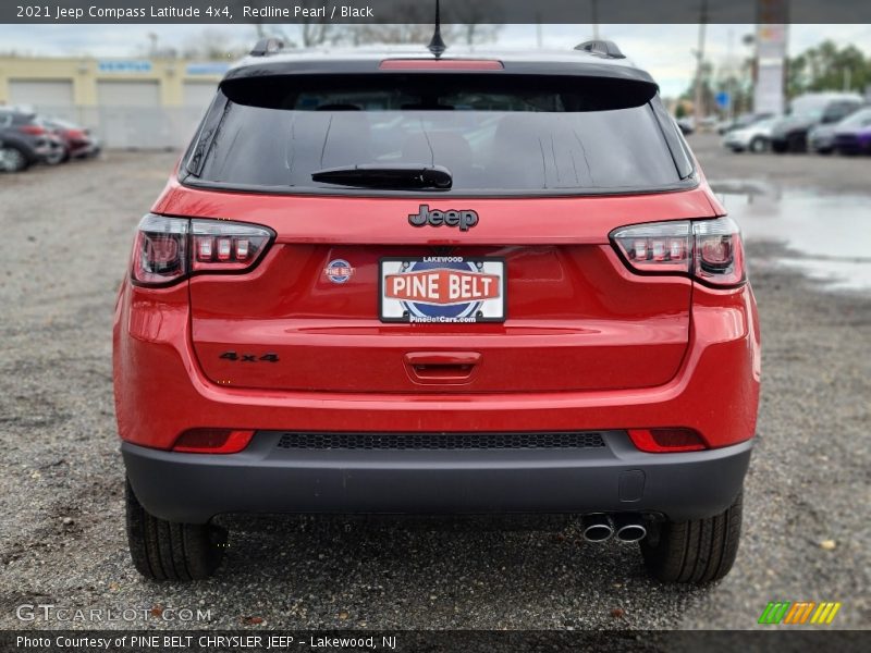 Redline Pearl / Black 2021 Jeep Compass Latitude 4x4