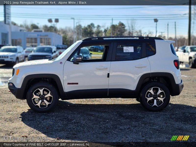 Alpine White / Black 2021 Jeep Renegade Trailhawk 4x4