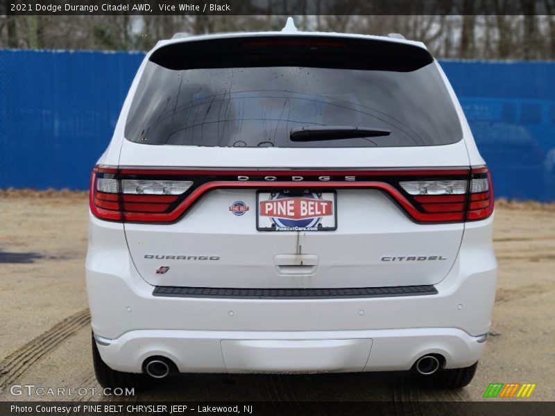 Vice White / Black 2021 Dodge Durango Citadel AWD