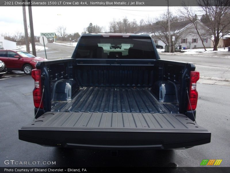Northsky Blue Metallic / Jet Black 2021 Chevrolet Silverado 1500 LT Crew Cab 4x4