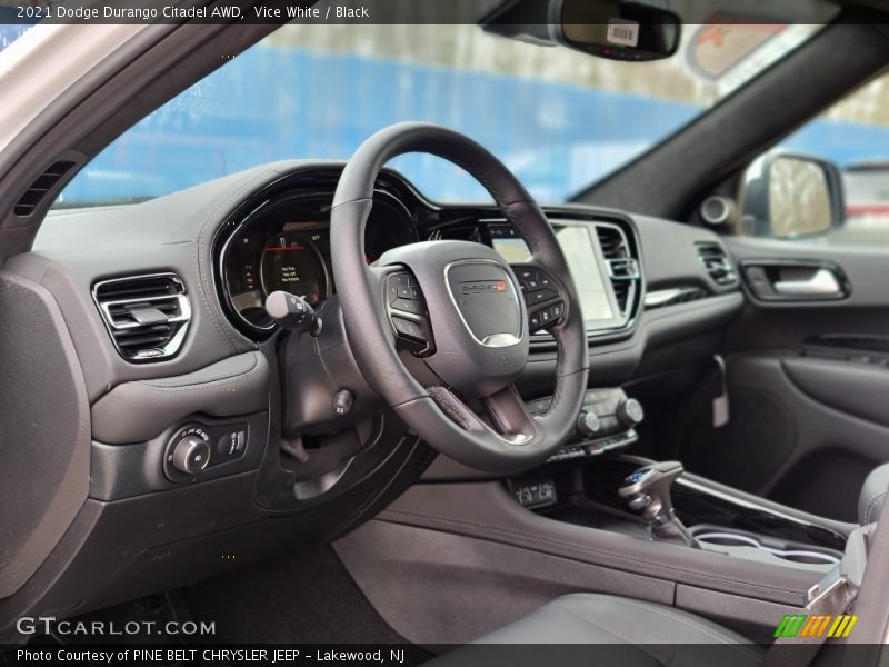 Vice White / Black 2021 Dodge Durango Citadel AWD