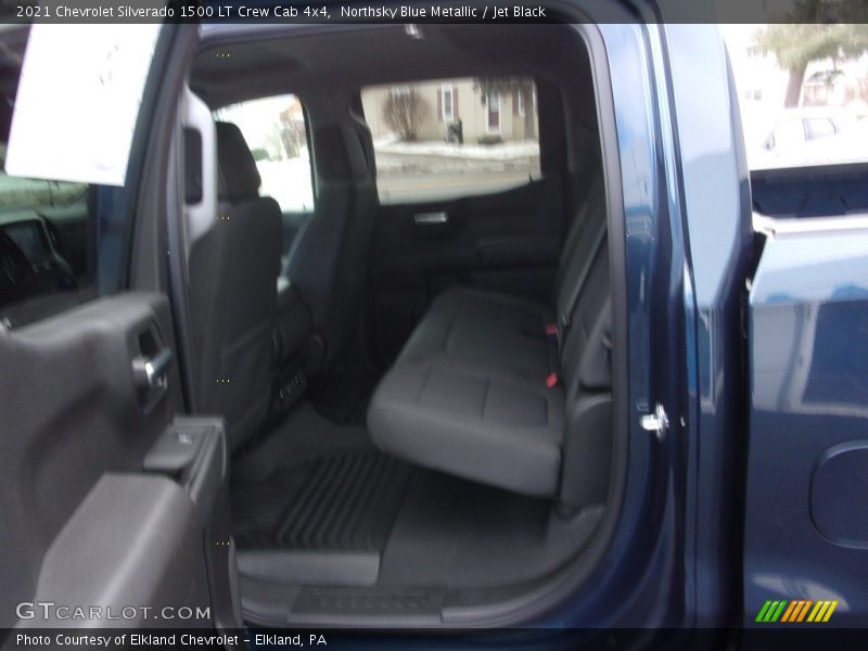 Northsky Blue Metallic / Jet Black 2021 Chevrolet Silverado 1500 LT Crew Cab 4x4