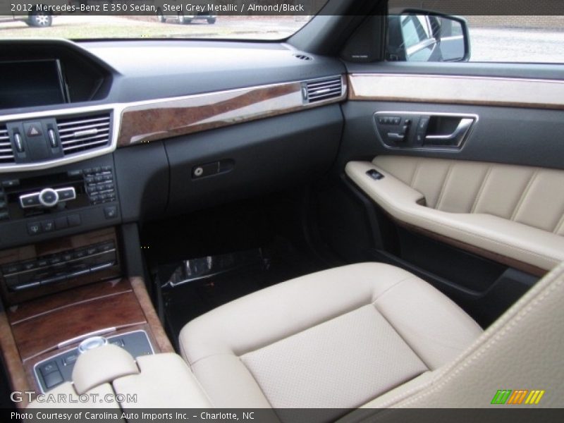 Steel Grey Metallic / Almond/Black 2012 Mercedes-Benz E 350 Sedan