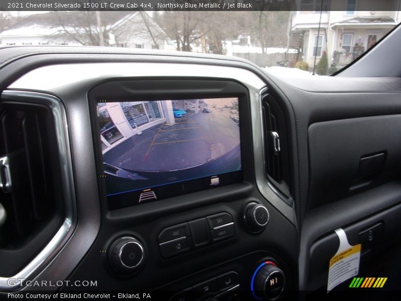 Northsky Blue Metallic / Jet Black 2021 Chevrolet Silverado 1500 LT Crew Cab 4x4