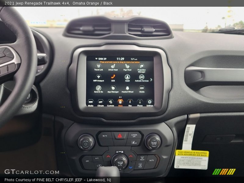 Omaha Orange / Black 2021 Jeep Renegade Trailhawk 4x4