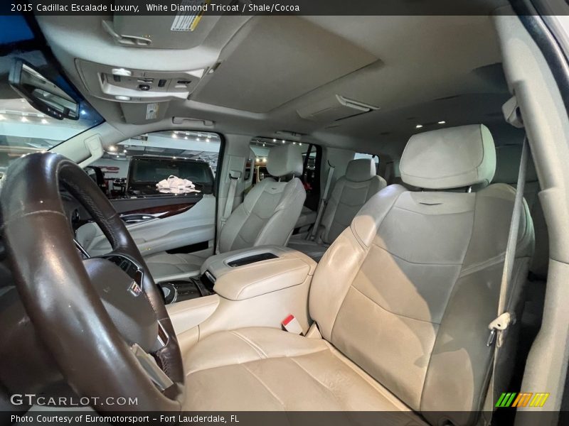 White Diamond Tricoat / Shale/Cocoa 2015 Cadillac Escalade Luxury