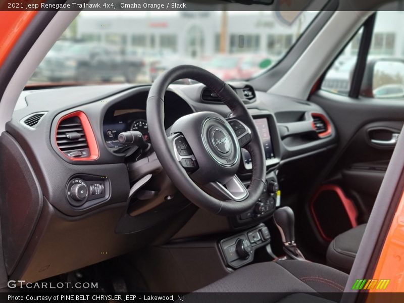 Omaha Orange / Black 2021 Jeep Renegade Trailhawk 4x4
