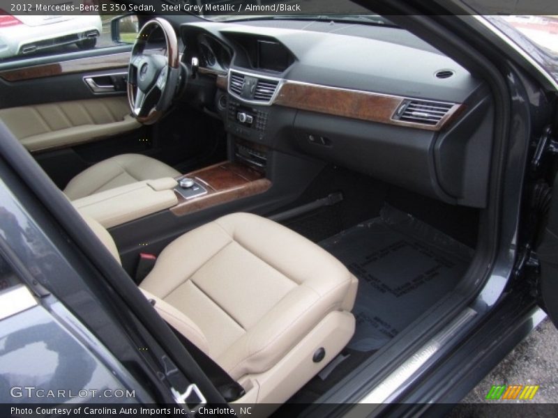 Steel Grey Metallic / Almond/Black 2012 Mercedes-Benz E 350 Sedan